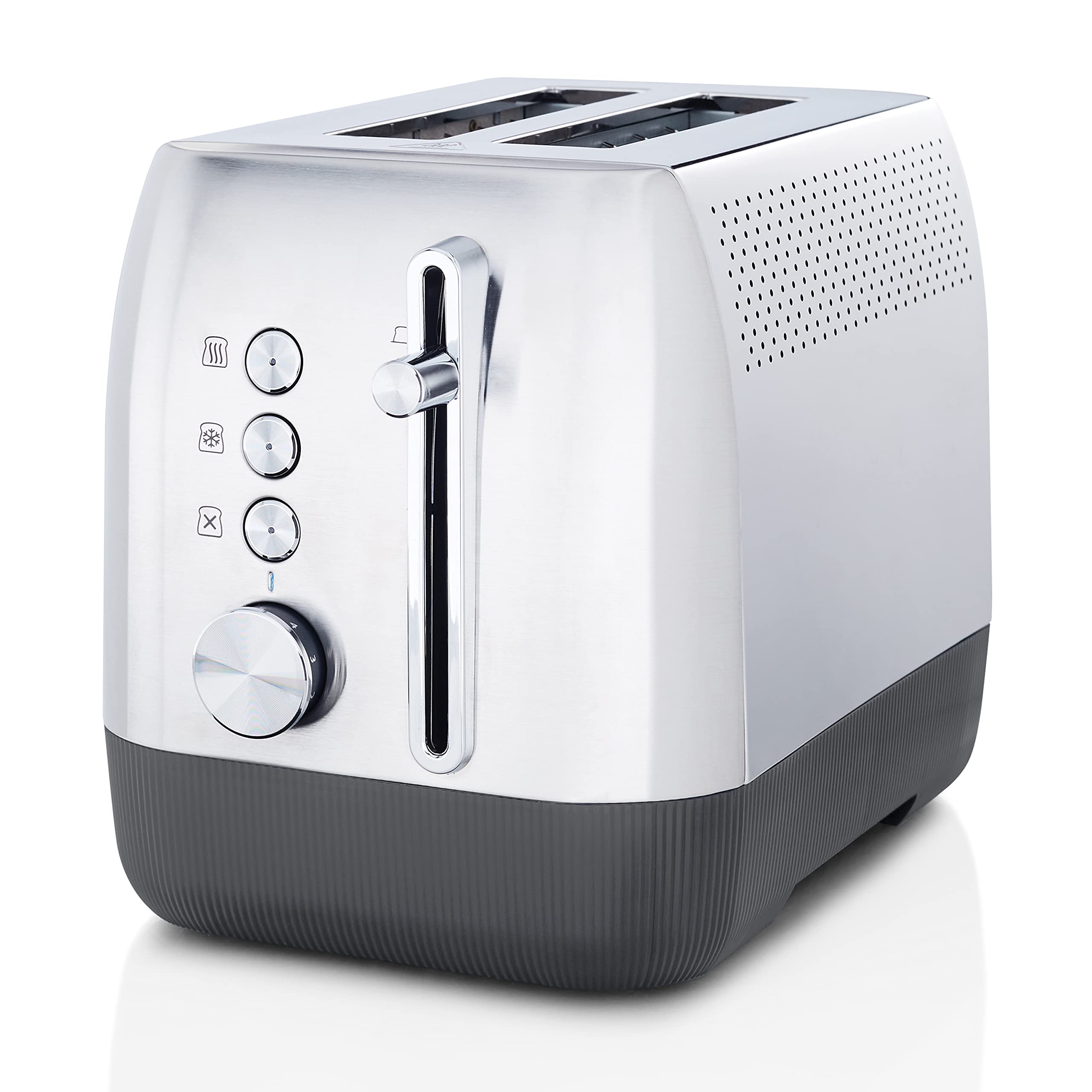 خرید از آمازون - توستر لبه Breville 2 Slice | دارای 2 اسلات نان تست عمیق | برای نان تست کاملا قهوه ای | فولاد ضد زنگ برس خورده | [VTR017X]