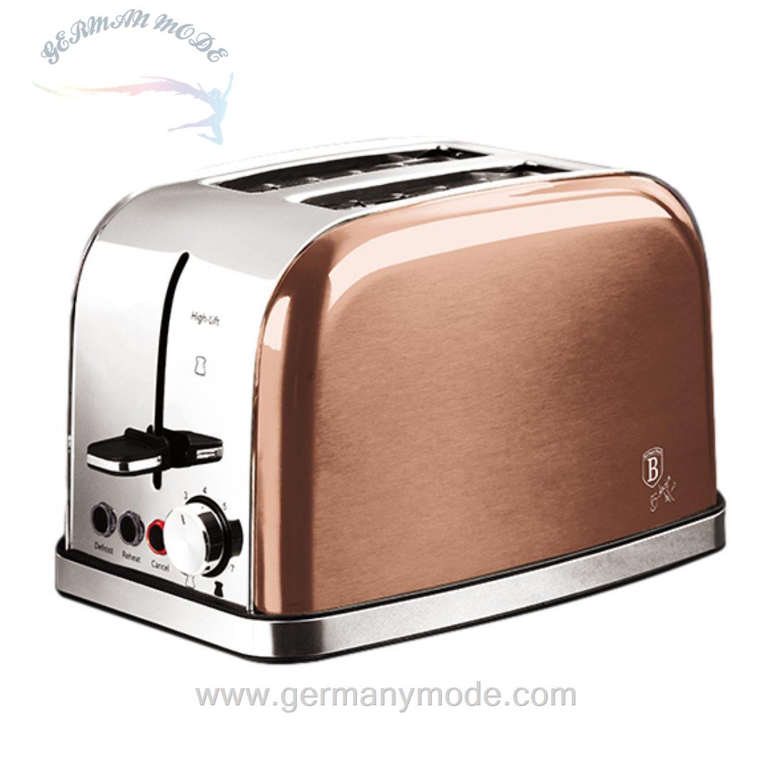 توستر 2 اسلایس برلینگر هاوس مجارستان BERLINGER HAUS 2-SLICE TOASTER BH-9390 ROSE GOLD COLLECTION