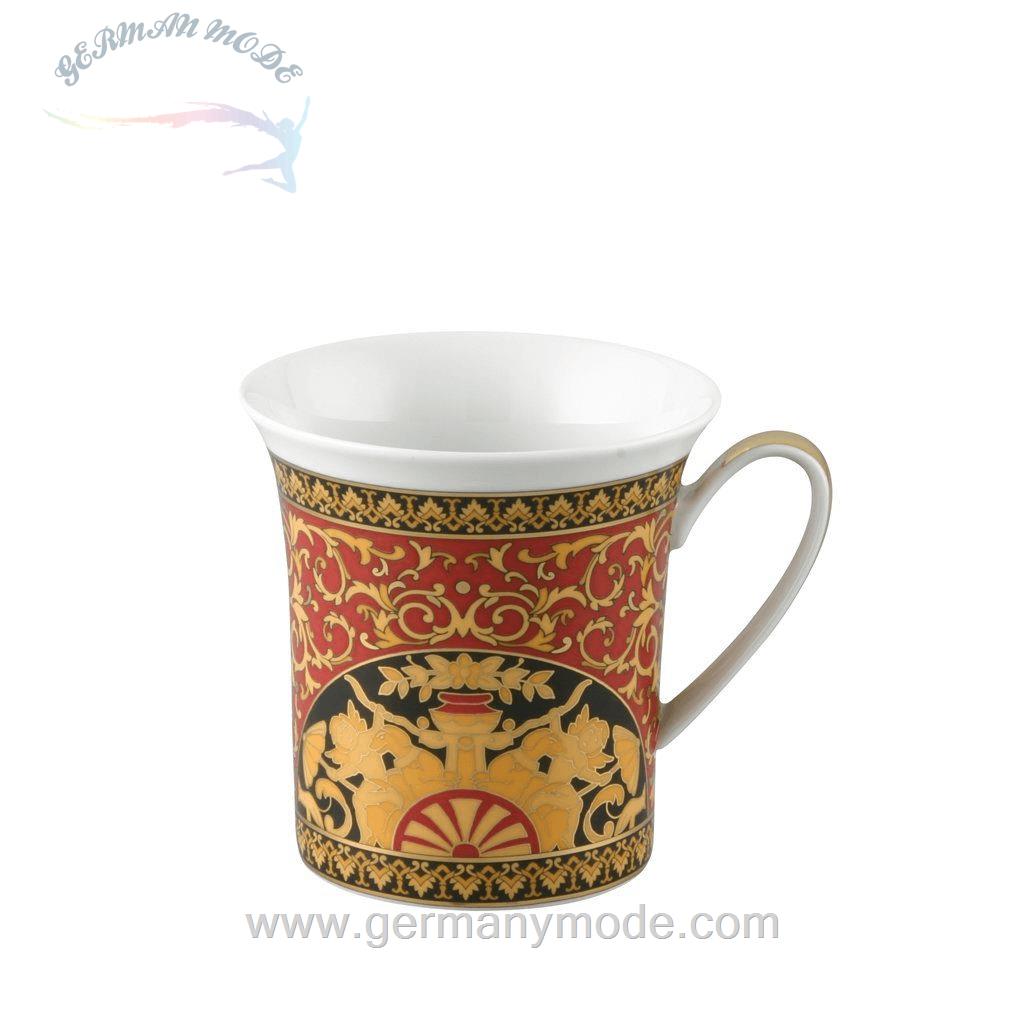 لیوان دسته دار چینی روزنتال آلمان Rosenthal meets Versace Becher Ikarus Medusa Becher mit Henkel Porzellan