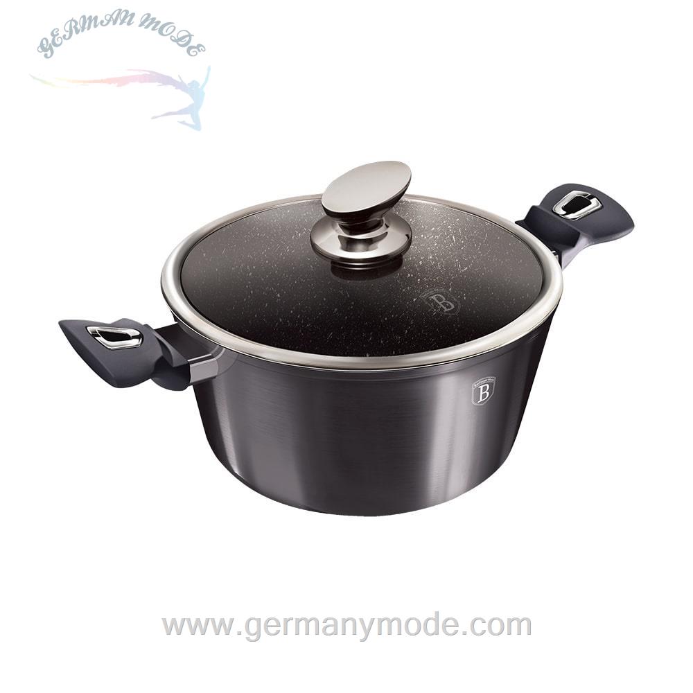 قابلمه 20 سانت برلینگر هاوس مجارستان BerlingerHaus CASSEROLE 20 CM BERLINGER HAUS BH-6892 CARBON PRO COLLECTION