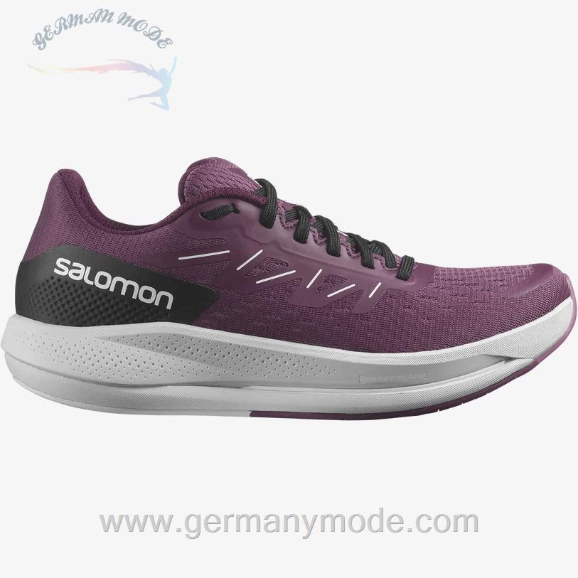 کتانی ورزشی زنانه سالامون فرانسه SALOMON SPECTUR Laufschuhe Damen Tulipwood Lunar Rock Grape Wine