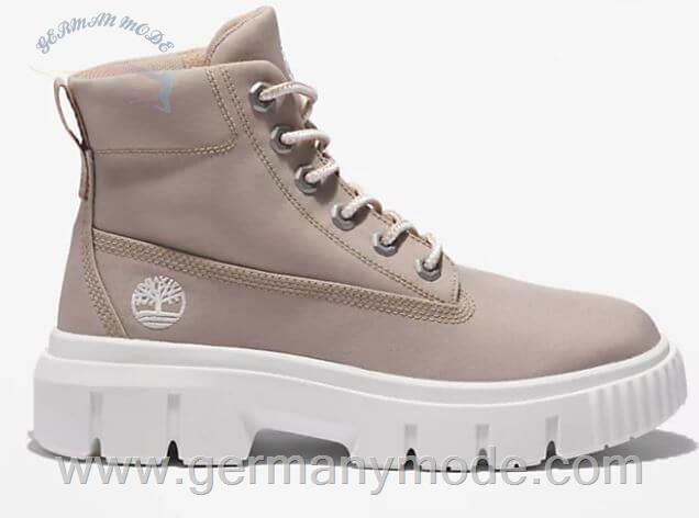 بوت زنانه تیمبرلند آمریکا TIMBERLAND GREYFIELD CANVAS BOOTS FOR WOMEN IN BEIGE