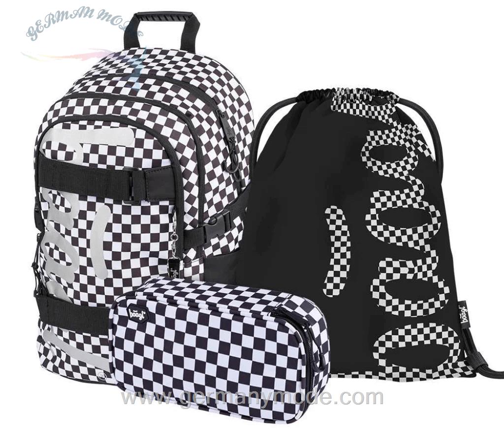 ست 3 تایی کوله پشتی مدرسه کوله ورزشی جامدادی پسرانه بگل Baagl Skate Ska Rucksack Set 3tlg Rucksack Federmäppchen Turnbeutel