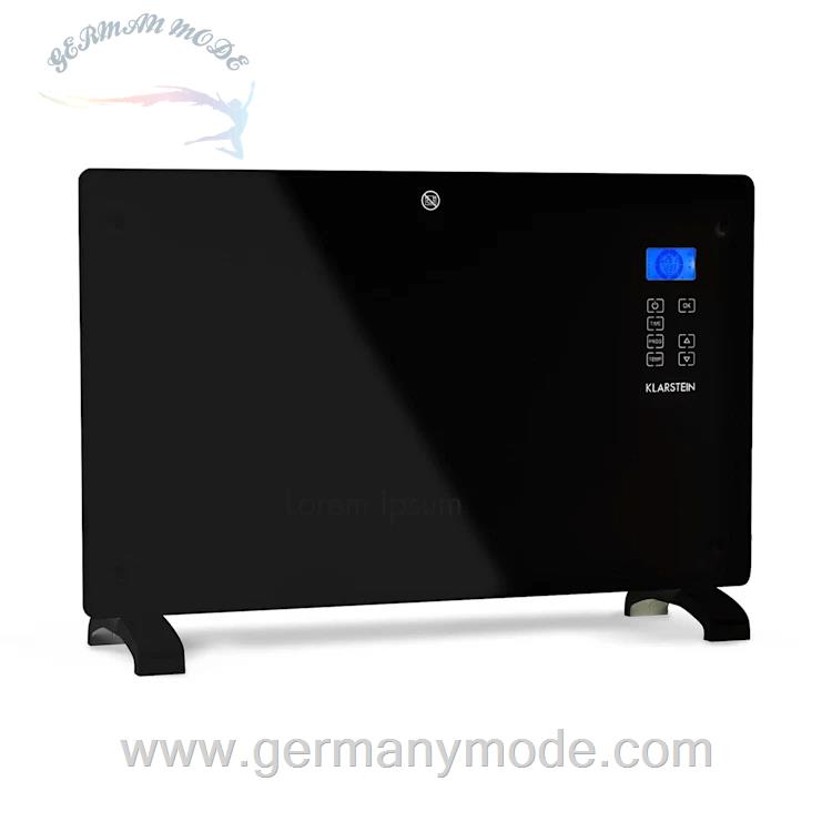 بخاری برقی همرفتی کلارشتاین آلمان Klarstein Norderney Konvektions-Heizgerät Schwarz 2000 watt Freistehend, Wandmontage