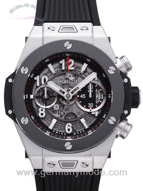 ساعت مچی مردانه هابلوت سوئیس HUBLOT BIG BANG UNICO 411.NM.1170.RX TITANIUM CERAMIC