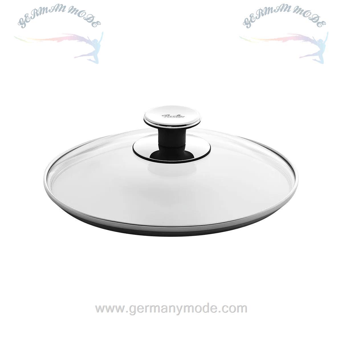درب تابه قابلمه زودپز 22 سانتی فیسلر آلمان Fissler Glasdeckel 22 cm