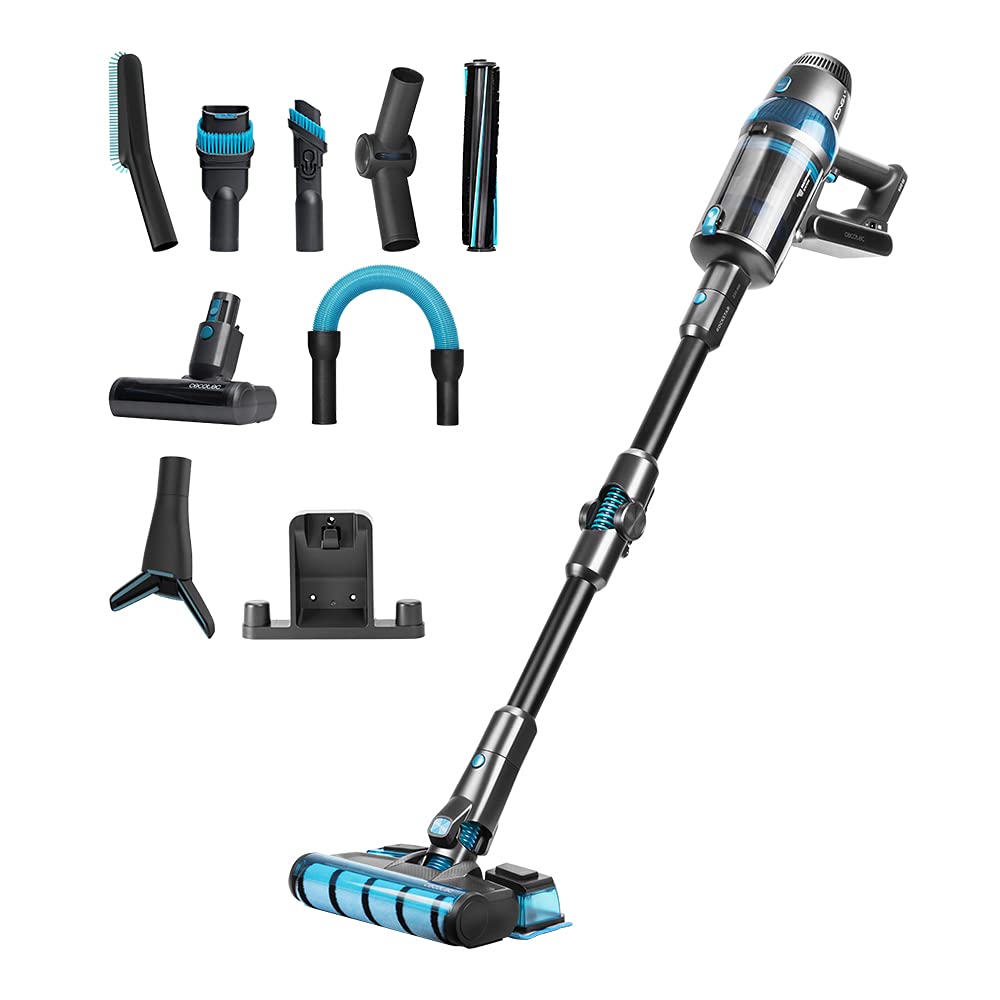 جارو شارژی سکوتک اسپانیا Cecotec Conga Rockstar Series 900، موتور بدون جاروبک دیجیتال، قدرت مکش بالا، برنامه‌های متعدد