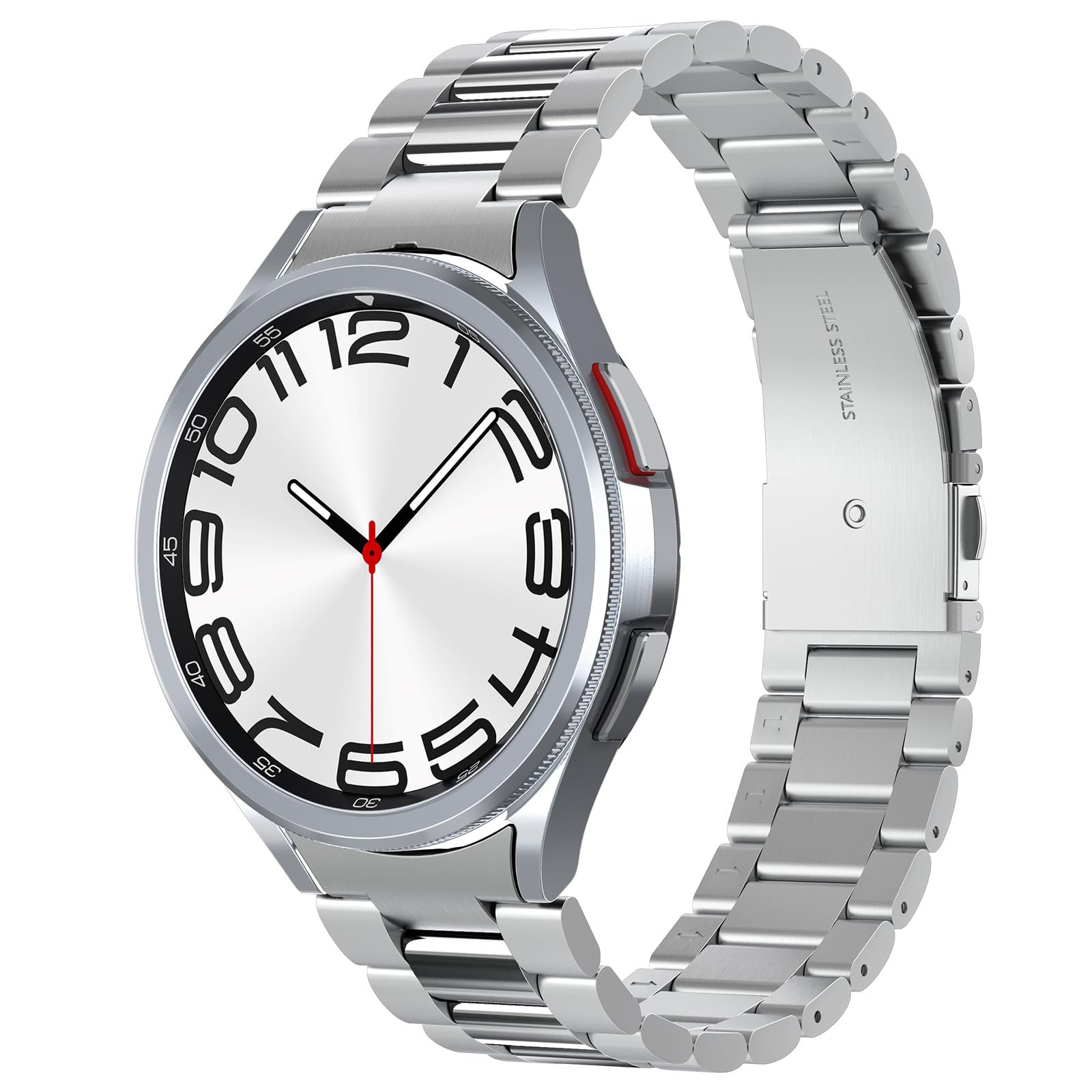 خرید از آمازون - دستبند Spigen Modern Fit سازگار با Samsung Galaxy Watch 6 Classic 47mm Silver 2023