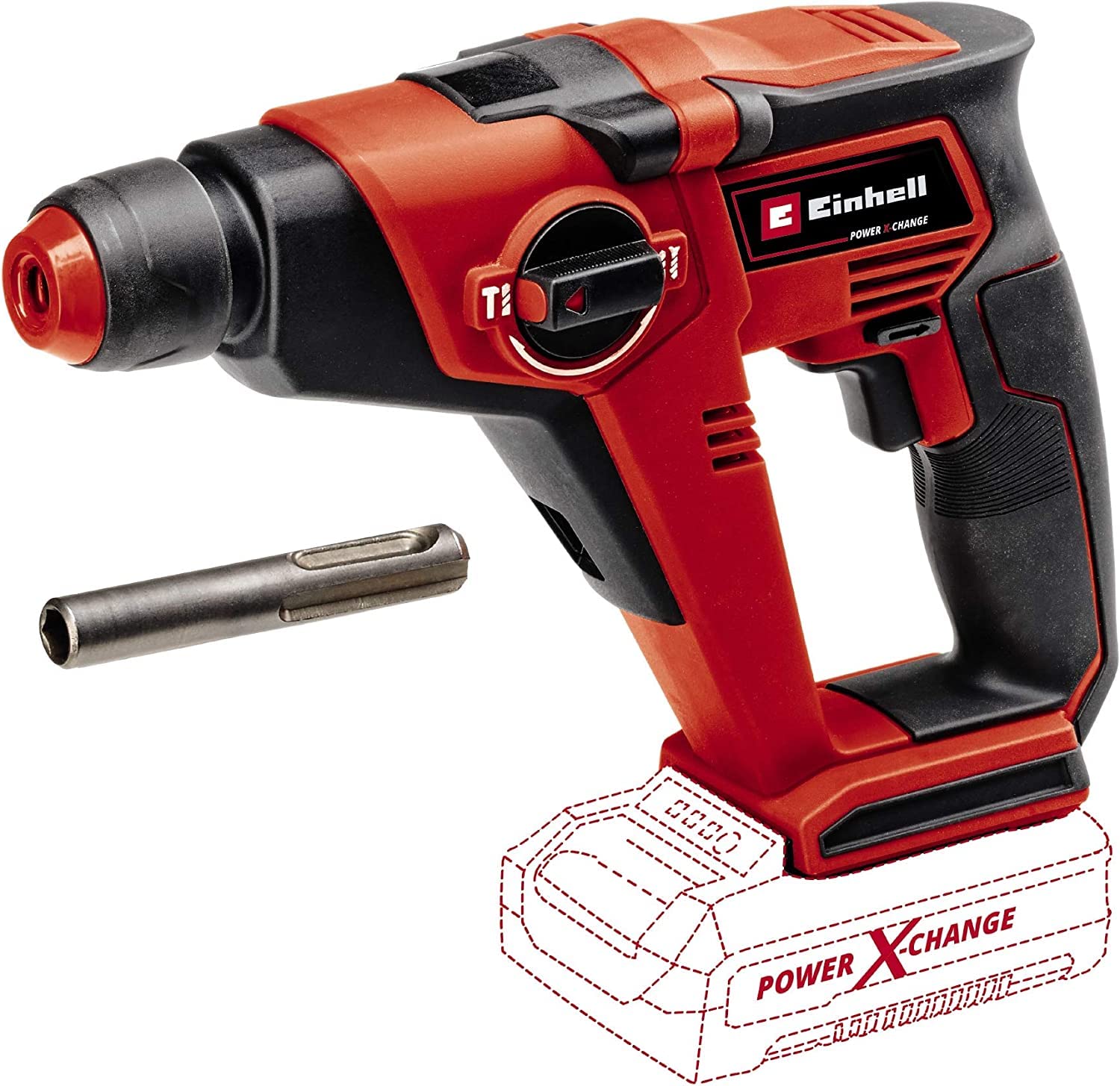 خرید از آمازون - دریل چکشی شارژی Einhell TE-HD 18/12 Li-Solo Power )