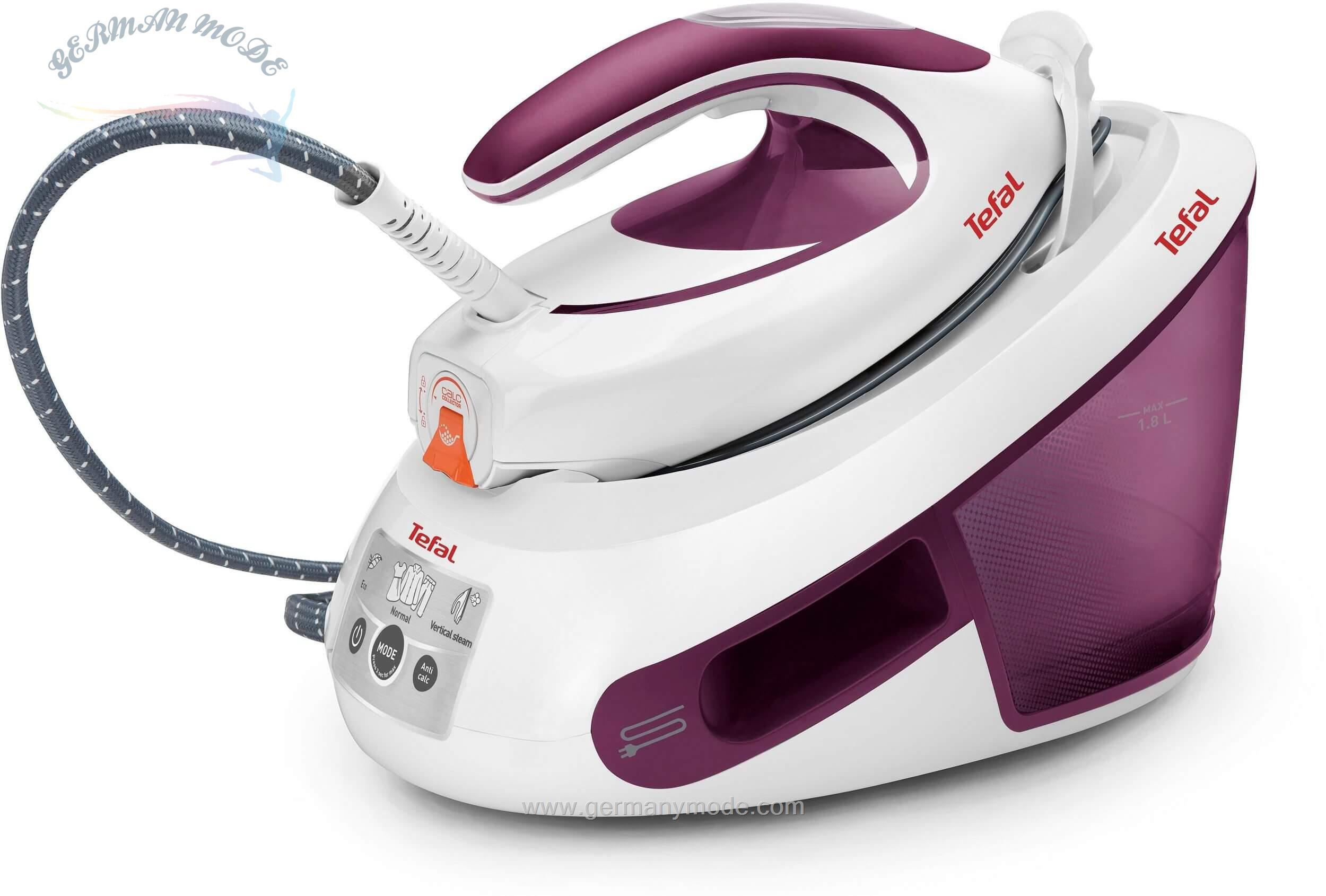 اتو بخار مخزن دار تفال فرانسه Tefal Dampfbügelstation SV8054 Express Anti-Calc