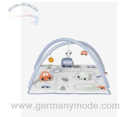 تشک پارک بازی و فعالیت نوزاد ورت فرانسه Vertbaudet Baby Activity-Decke Kleine Autos - blau/mehrfarbig