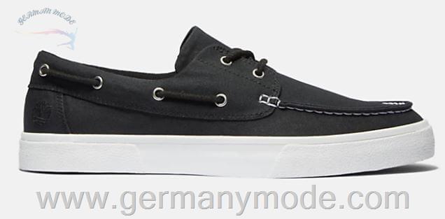 کفش کالج مردانه تیمبرلند آمریکا Timberland WHARF 2 0 EK BOAT SHOE FOR MEN IN BLACK