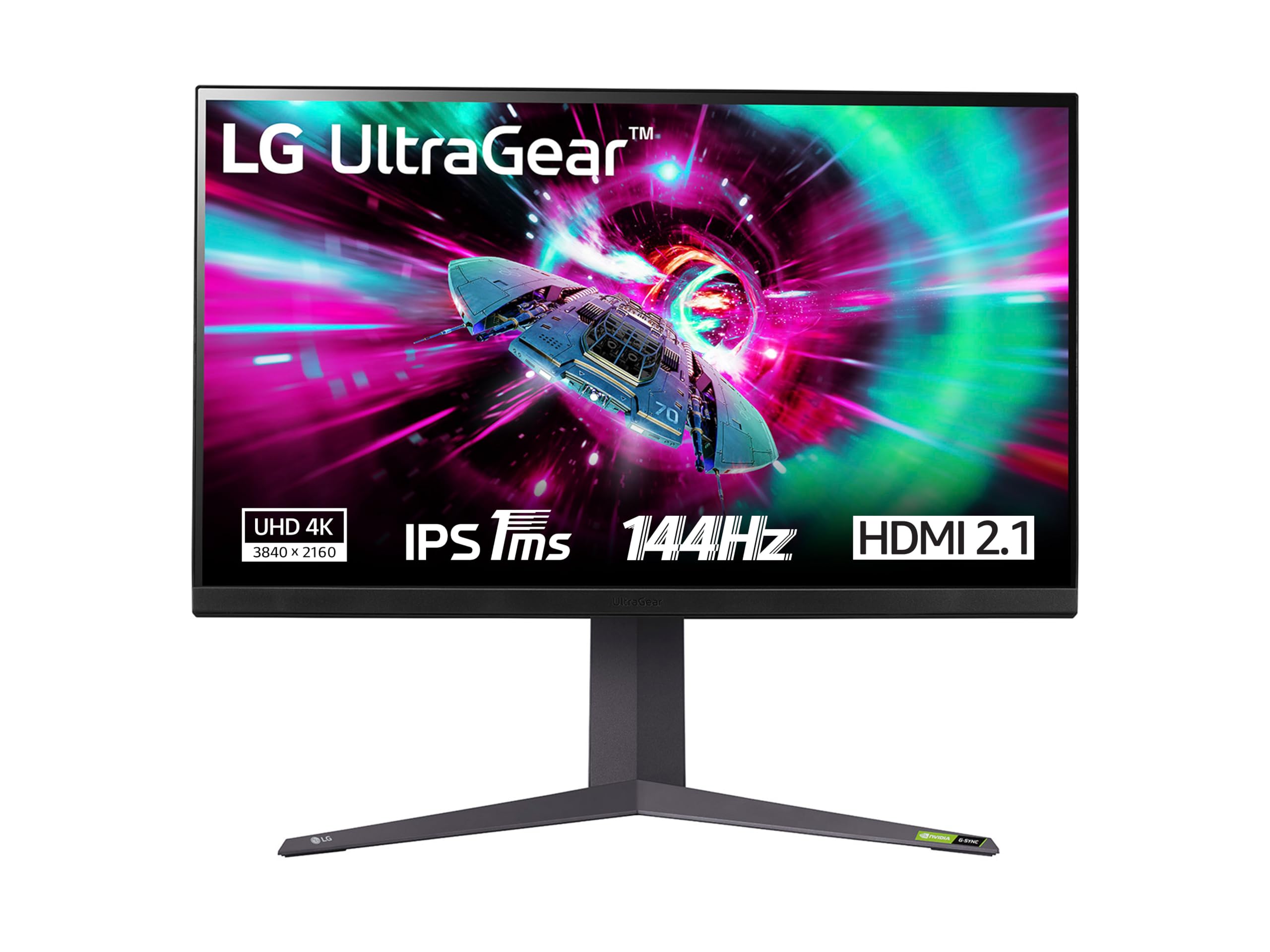 خرید از آمازون - مانیتور گیمینگ ال‌جی 32GR93U UltraGear 32 اینچی UltraHD 4K IPS HDR 400، 3840x2160، 1 میلی‌ثانیه، سازگار با G-Sync، AMD FreeSync Premium Pro 144Hz، HDMI 2.1 VRR، HDCP 2.1fe، Nee4K، Display Port3ker