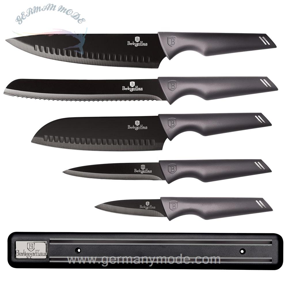 ست چاقو آشپزخانه 6 پارچه برلینگر هاوس مجارستان BERLINGER HAUS 6-PIECE KNIFE SETBH-2702 PURPLE