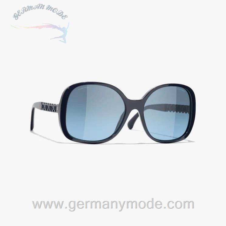 عینک آفتابی زنانه شنل فرانسه CHANEL QUADRATISCHE SONNENBRILLE 5470Q 1462/S2