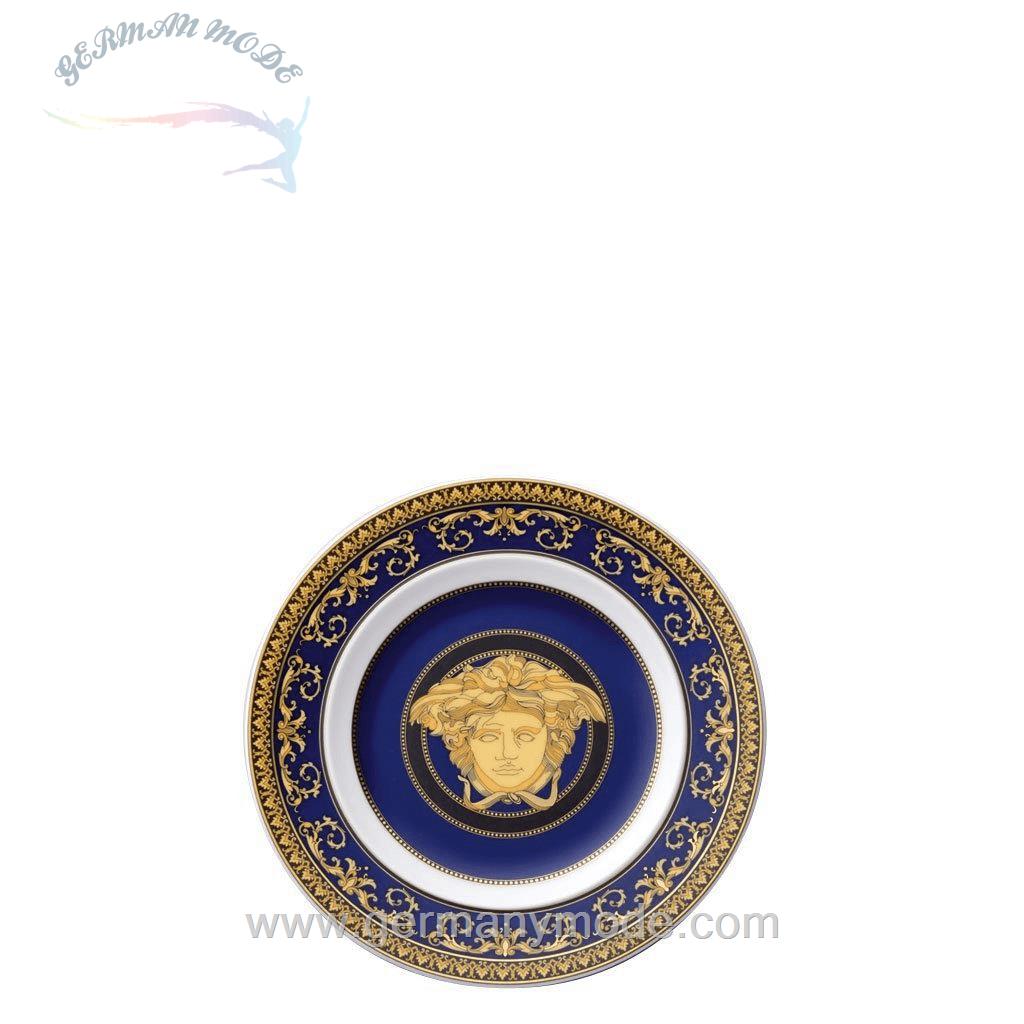 بشقاب دکوری روزنتال آلمان Rosenthal meets Versace Brotteller Ikarus Medusa blue Brotteller 18 cm