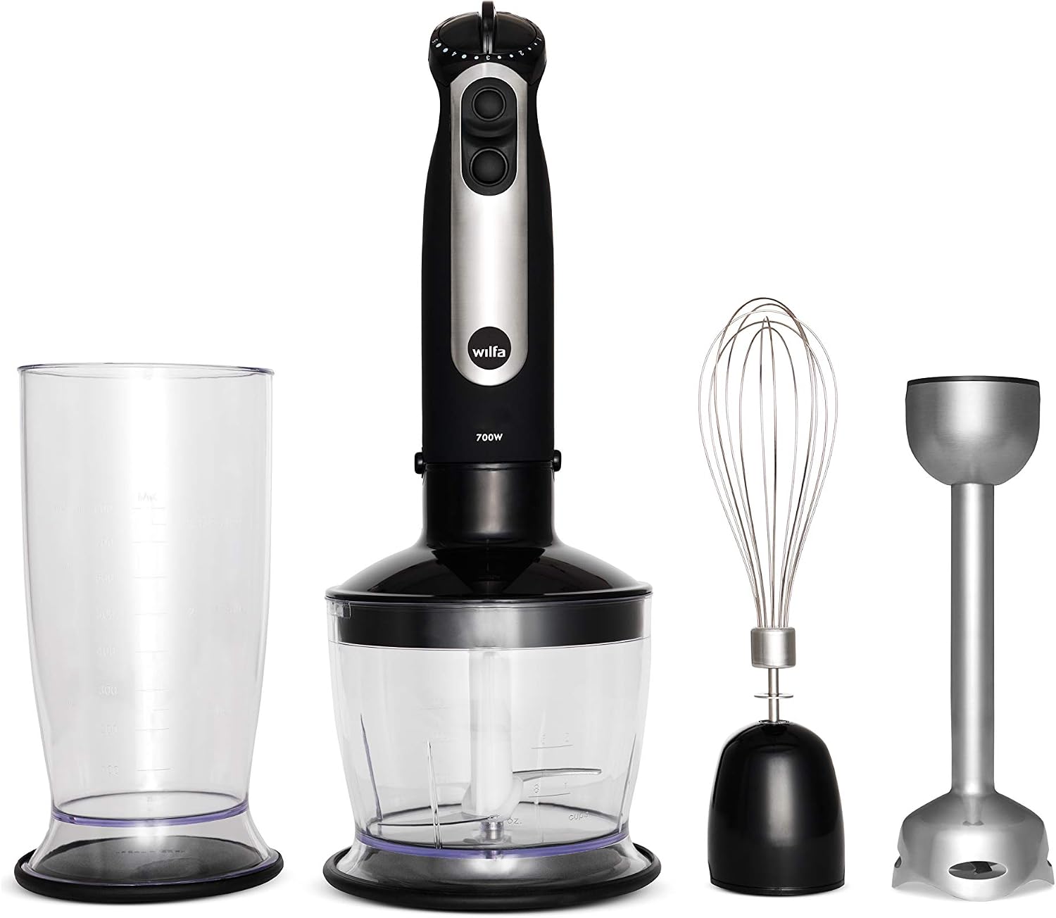 گوشت کوب برقی ویلفا نروژ Wilfa Stabmixer Essential mit Zubehör-Set SM-1FP