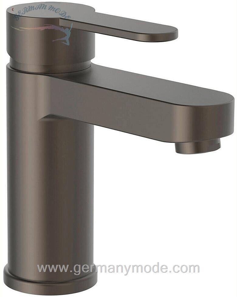 شیر مخلوط روشویی پایه کوتاه شوت Schütte Elephant Einhebel Waschtischarmatur 157mm mit Pop Up Ablauf graphit matt 34212