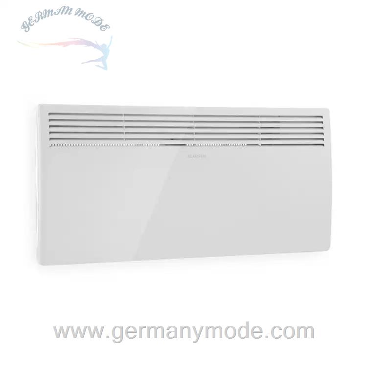 بخاری برقی دیواری همرفتی کلارشتاین آلمان Klarstein Hot Spot Slimcurve Heizgerät Konvektorheizung Weiß 2000 watt Freistehend, Wandmontage