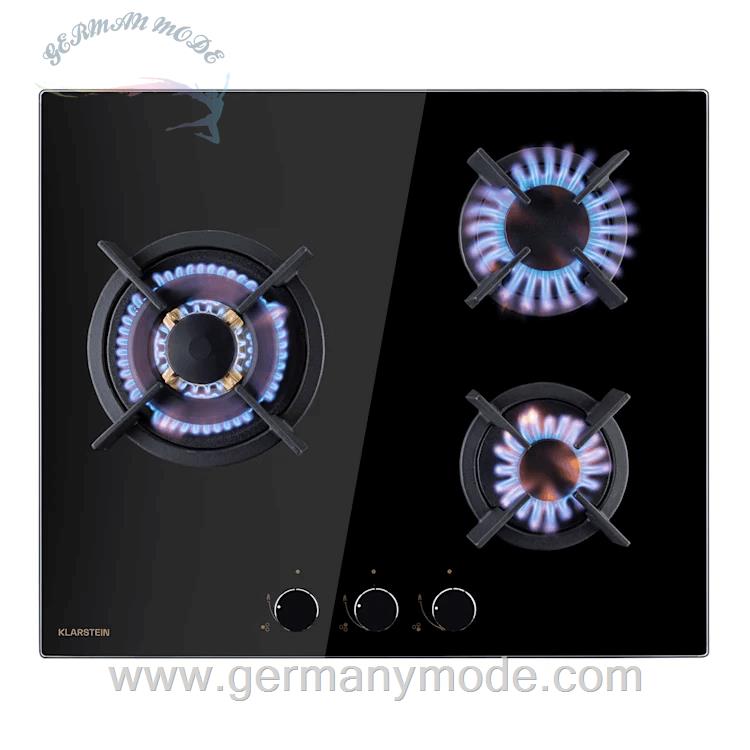 اجاق گاز 3 شعله کلارشتاین آلمان Klarstein Goldflame 3 Gaskochfeld
