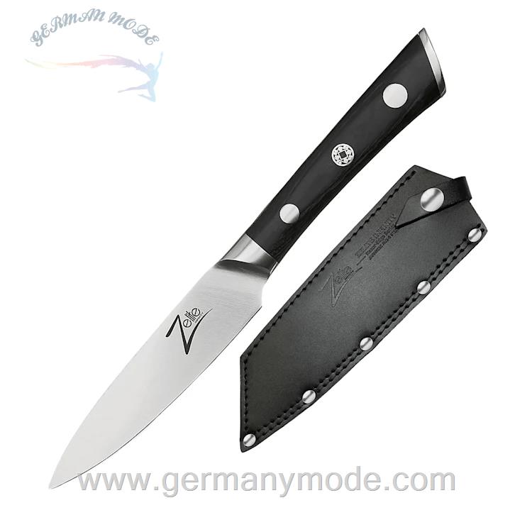 چاقو آشپزخانه 21.9 سانتیمتری کلارشتاین آلمان Klarstein Razor-Edge Serie 4 Schälmesser Messer Schwarz