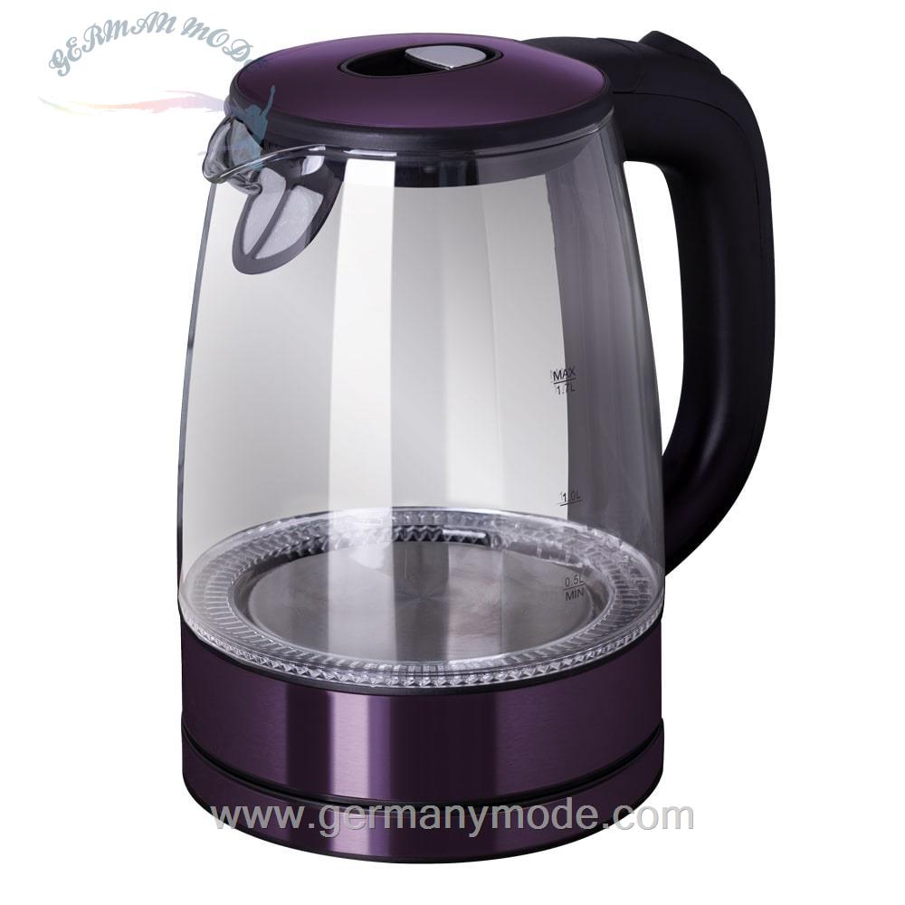 کتری برقی برلینگر هاوس مجارستان BERLINGER HAUS ELECTRIC GLASS KETTLE BH/9093 PURPLE ECLIPSE COLLECTION