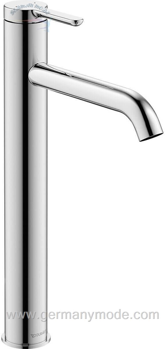 شیر مخلوط روشویی پایه بلند دوراویت Duravit C 1 XL 166mm 110400020 Einhebel Waschtischmischer XL Size 166mm ohne Ablaufgarnitur chrom 11040002010