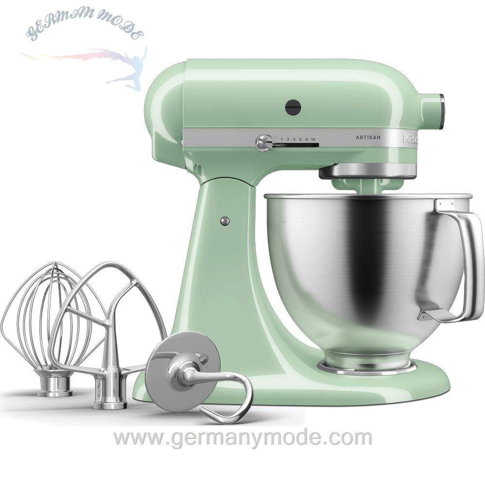 غذا ساز همه کاره کیچن اید آمریکا KitchenAid KÜCHENMASCHINE KIPPBARER MOTORKOPF 4,7L – ARTISAN BY YOU 5KSM193AD-Pistazie