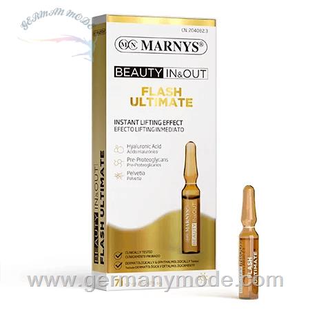 آمپول اسید هیالورونیک لیفتینگ ضد چین و چروک پوست مارنیس اسپانیا MARNYS Flash Ultimate Ampoules AMP002