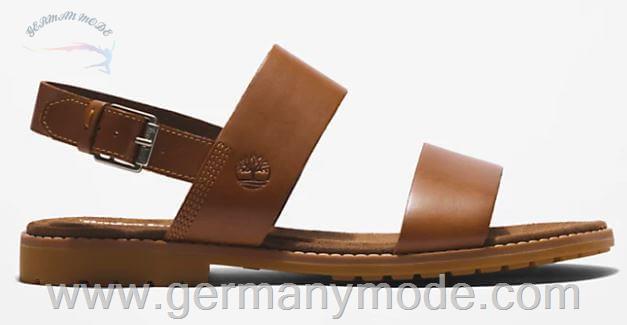 صندل زنانه تیمبرلند آمریکا TIMBERLAND CHICAGO RIVERSIDE STRAPPY HEEL SANDAL FOR WOMEN IN BROWN