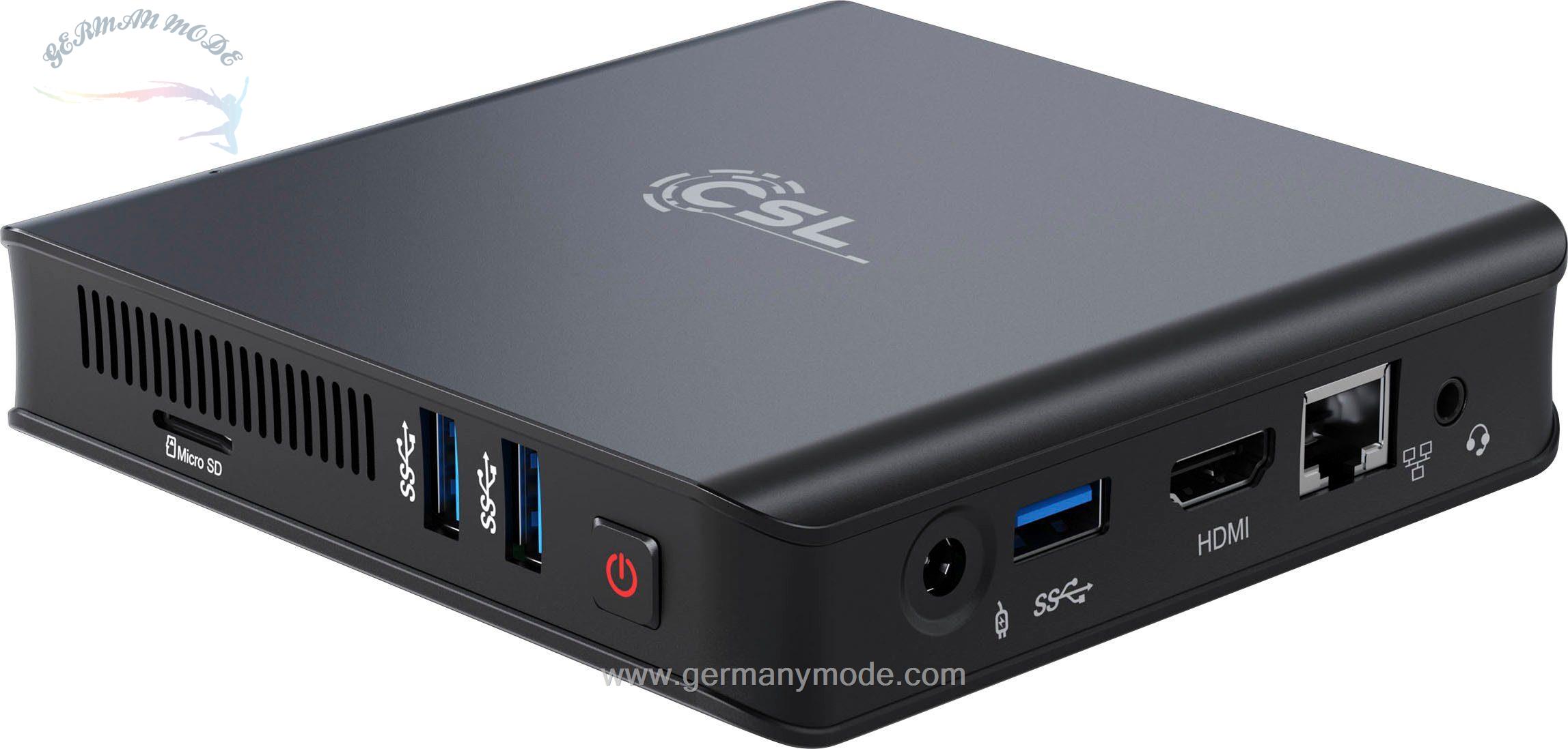 مینی کامپیوتر 128 گیگابایت سی اس ال CSL Narro Box Ultra HD Compact v4 / Win 11 Pro PC