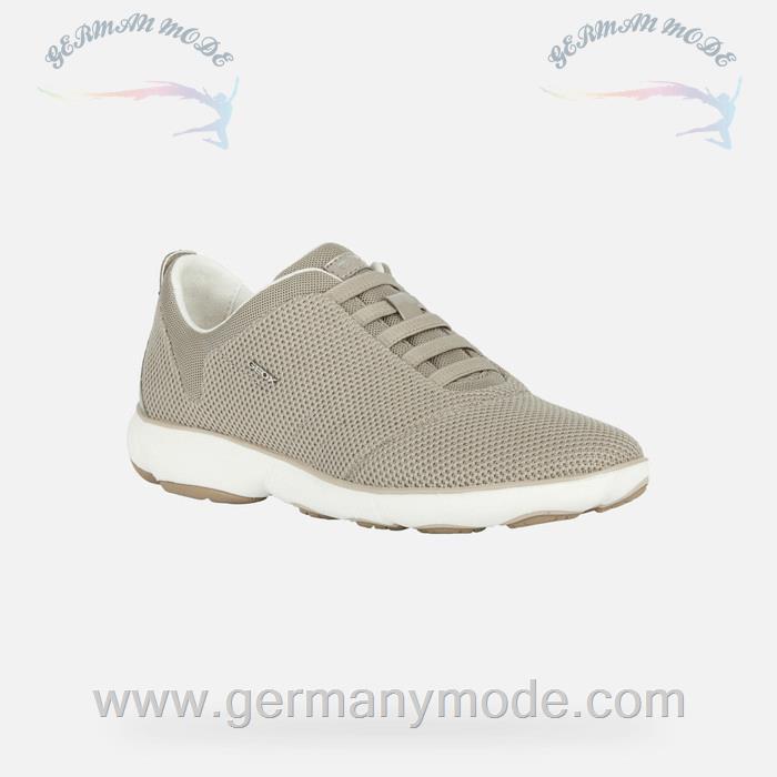 کتانی ورزشی زنانه جی اوکس ایتالیا GEOX NIEDRIGE SNEAKERS Nebula Dame Beige