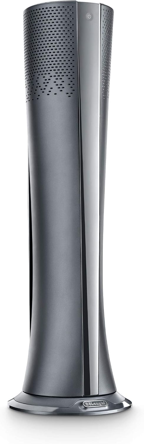 دستگاه تصفیه هوا و فن دلونگی ایتالیا DeLonghi HFX85W20C، محصول 3 در 1، صفحه نمایش LED، 2000 وات، برای 60 متر مکعب