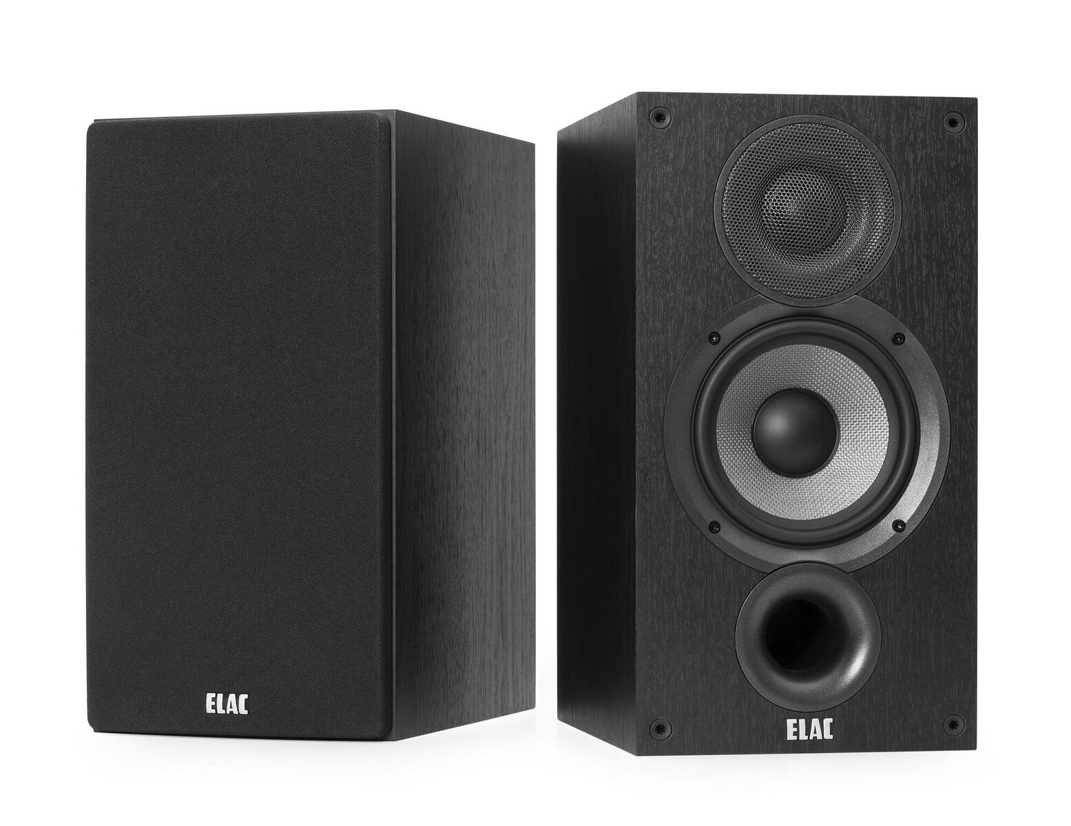 خرید از آمازون - ELAC Debut 2.0 B5.2 Bücherregal-Lautsprecher, Schwarz, 1 Paar