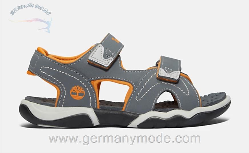 صندل بچگانه تیمبرلند آمریکا TIMBERLAND ADVENTURE SEEKER SANDALE MIT 2 RIEMCHEN FÜR KINDER IN Grau Orange