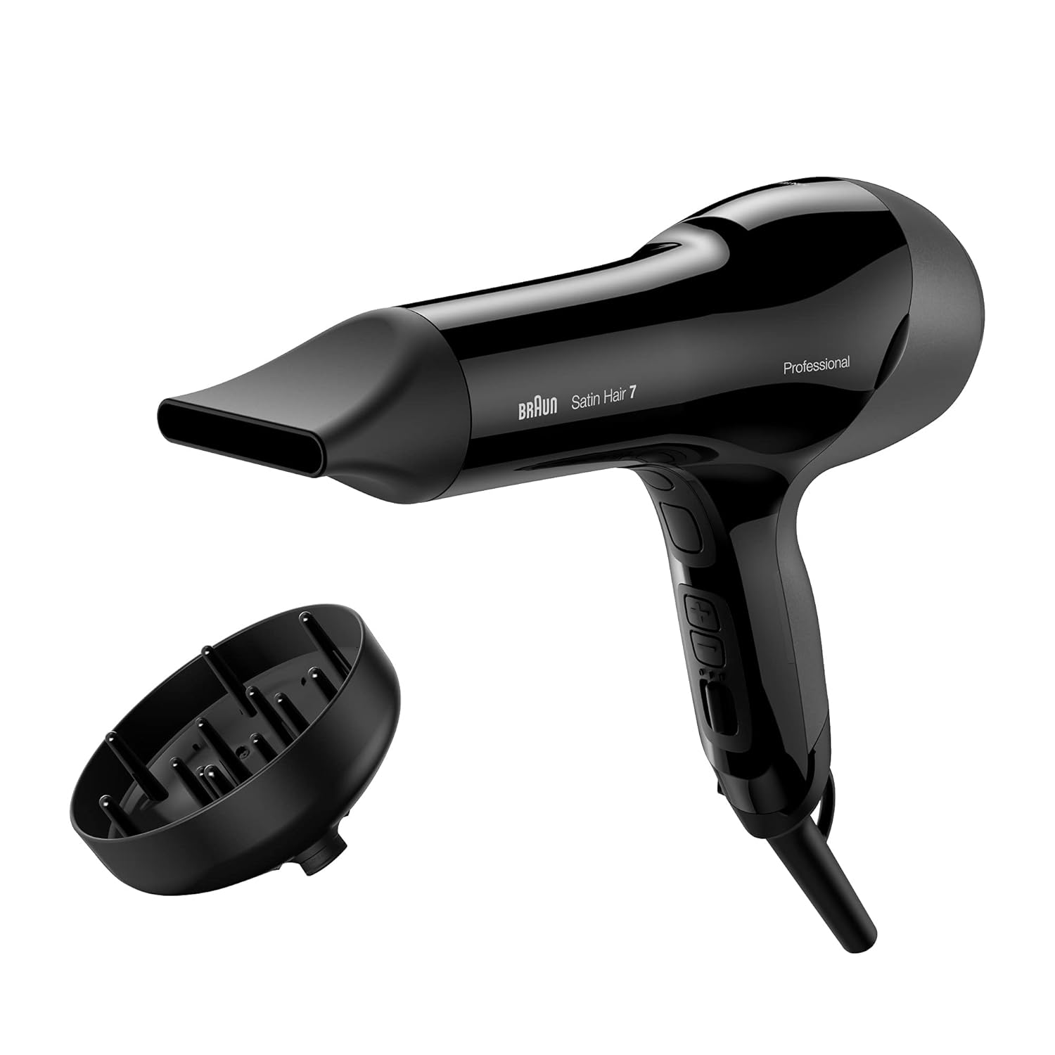 سشوار براون آلمان Braun HD785 سشوار حرفه‌ای با حسگر حرارتی، IonTec و پخش‌کننده، مشکی