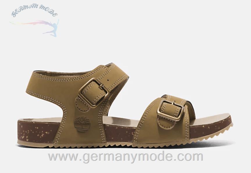 صندل بچگانه تیمبرلند آمریکا TIMBERLAND CASTLE ISLAND SANDALE MIT FERSENRIEMCHEN FÜR KINDER IN BEIGE