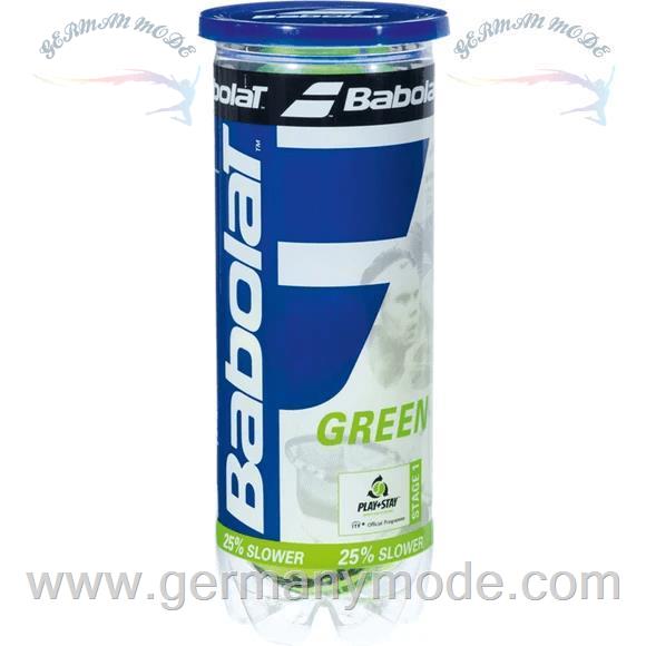 توپ تنیس 3 عددی بابولات فرانسه BABOLAT STAGE 1 GREEN 3 ST