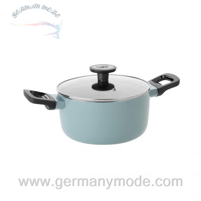 قابلمه 20 در 10 سانت درب دار برگهف بلژیک Berghoff Topf mit Deckel Slate 20x10 cm - Leo