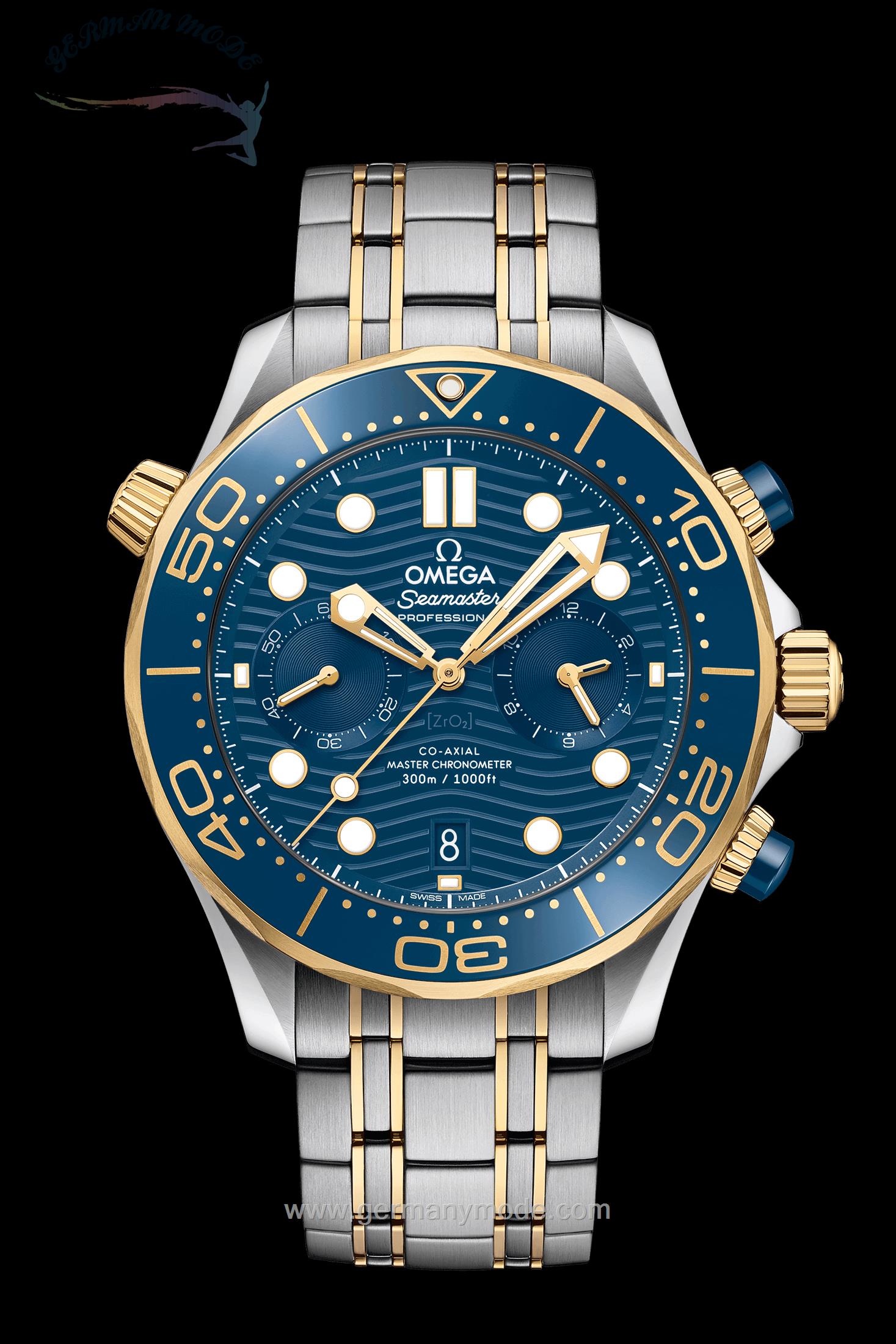 ساعت مچی مردانه امگا سوئیس Omega-DIVER 300M- CO-AXIAL MASTER CHRONOMETER CHRONOGRAPH 44 MM r
