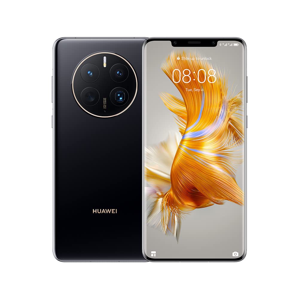 خرید از آمازون - HUAWEI Mate 50 Pro، دوربین XMAGE Ultra Aperture، 8 گیگابایت + 256 گیگابایت، 66 وات HUAWEI SuperCharge، باتری 4700 میلی آمپر ساعتی، مشکی، نسخه آلمانی Black Mate 50 Pro