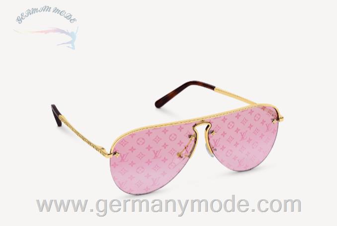 عینک آفتابی زنانه لویی ویتون فرانسه LOUIS VUITTON GREASE MASK SONNENBRILLE Z1471U