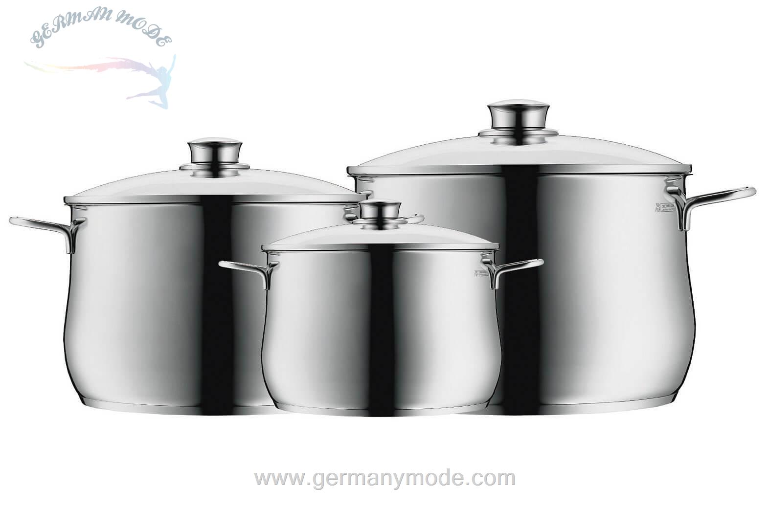 سرویس قابلمه 6 پارچه وی ام اف آلمان WMF Topf-Set Diadem Plus Set 6 tlg