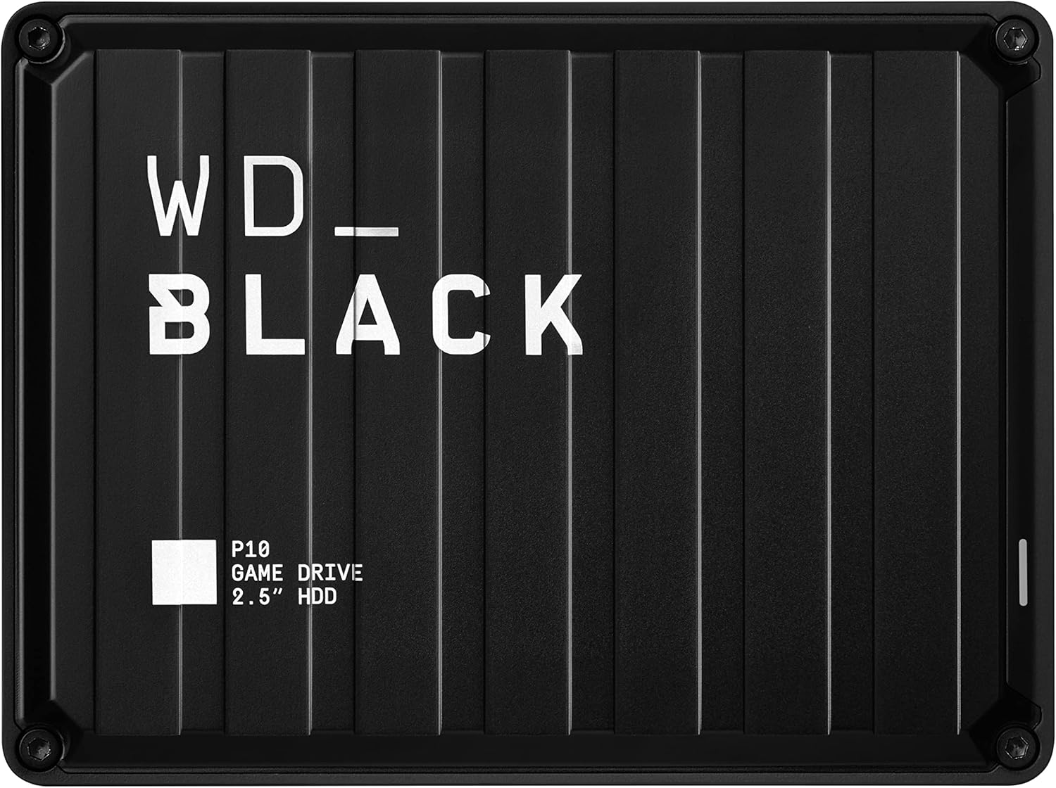 هارد مکانیکی درایو بازی WD_BLACK P10 برای Xbox 5 TB (1 ماه ایکس باکس Game Pass Ultimate، سرعت انتقال تا 130 مگابایت بر ثانیه، برای Xbox) مشکی با برش سفید