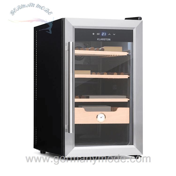دستگاه رطوبت ساز سیگار برگ 48 لیتری کلارشتاین آلمان Klarstein El Presidente 48 Zigarren-Humidor Silber
