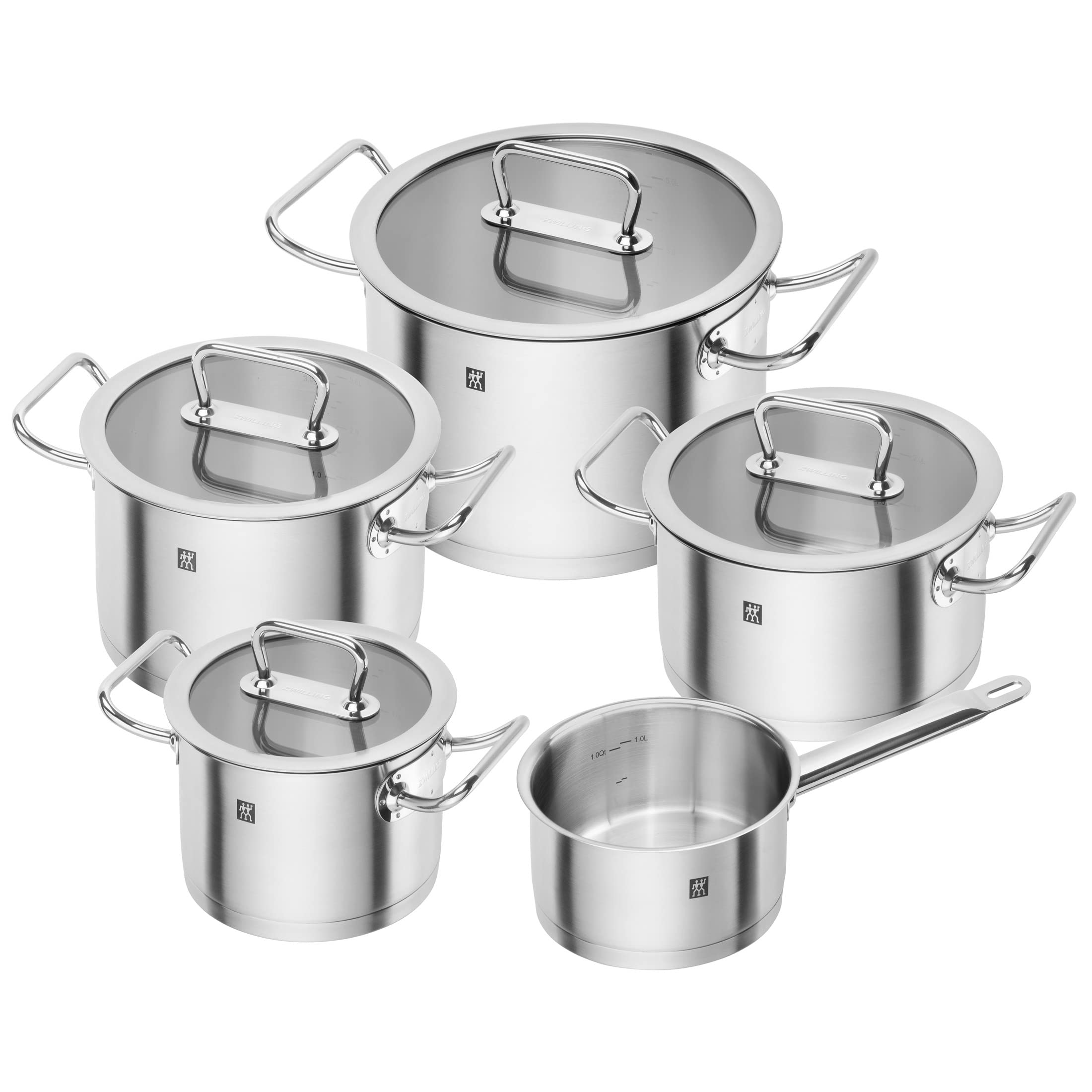 خرید از آمازون - ست ماهیتابه ZWILLING 65120-005-0 5 تکه نقره بزرگ