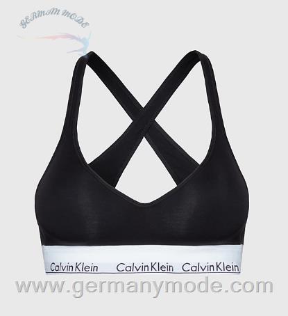 نیم تنه زنانه کلوین کلین آمریکا Calvin Klein Lift Bralette Modern Cotton Black 000QF1654E001