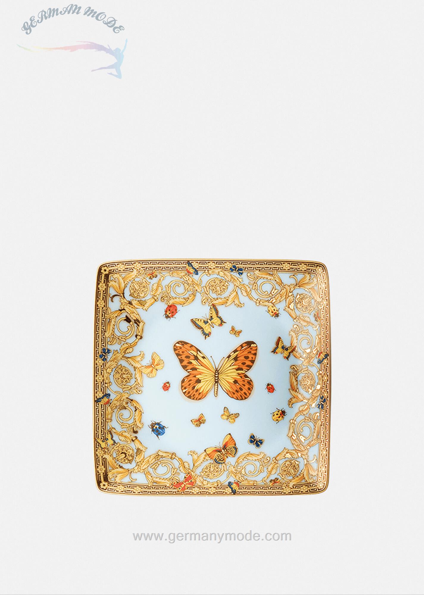 بشقاب دکوری ورساچه ایتالیا VERSACE LE JARDIN UNTERTELLER 12 CM