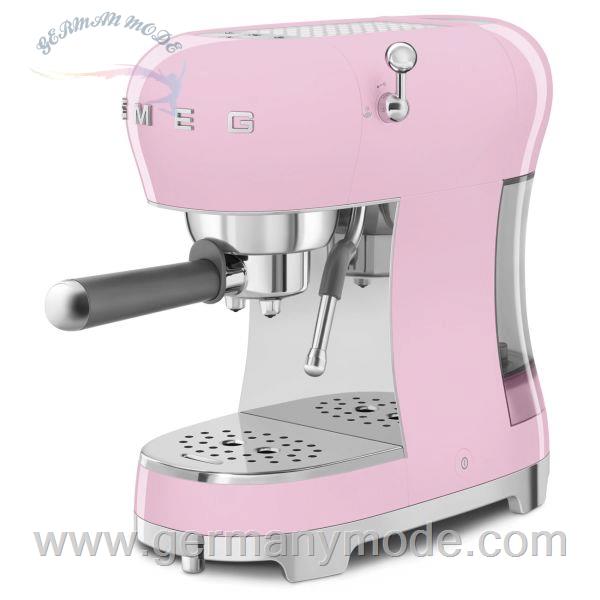 اسپرسو ساز پرتافیلتر دهه 50 اسمگ ایتالیا Smeg ECF02PKEU Espressomaschine mit Siebträger im 50er Jahre Retro Design