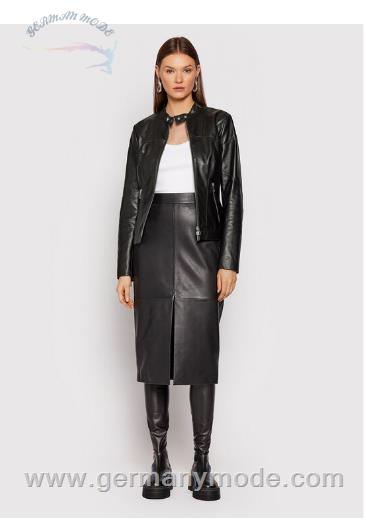 کاپشن چرم زنانه هوگو باس آلمان Hugo Boss Libra (50455227) black